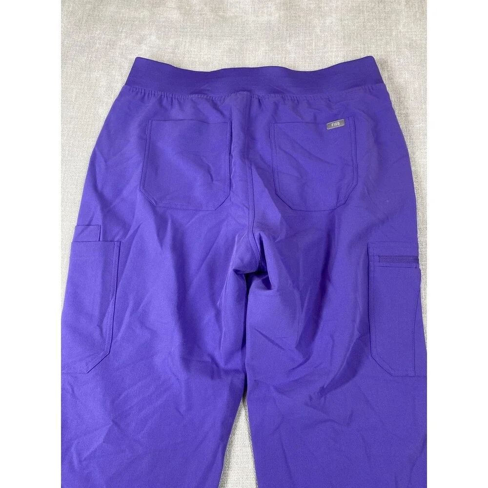 FIGS Technical Collection HW Yola Pants Womens XL Tall Purple Scrub Medical